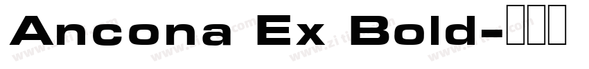 Ancona Ex Bold字体转换